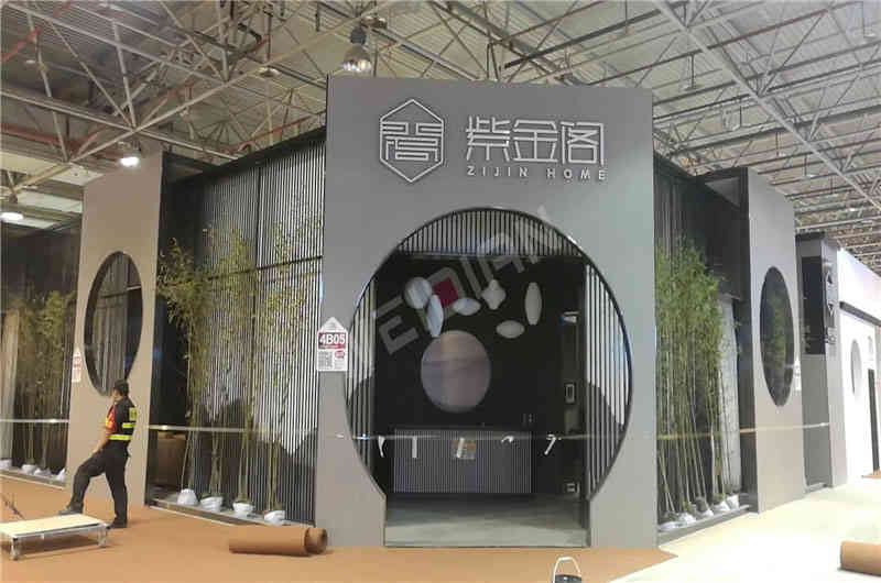 紫金閣深圳國際家具展深圳展臺設(shè)計搭建